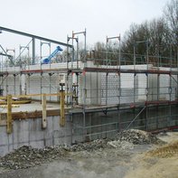 Construction of a workshop and storage building