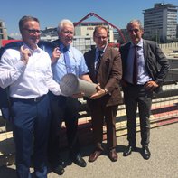 Implenia joins client and officials to celebrate ground-breaking ceremony at the major Pont-Rouge development