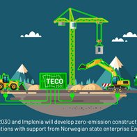 Sustainable construction sites – TECO 2030 and Implenia receive public funding for developing zero-emission construction site solutions