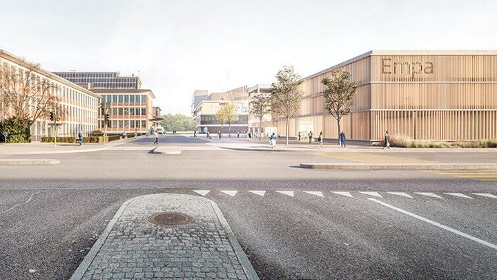 Implenia Holzbau realisiert erstes Parkhaus mit Holz 