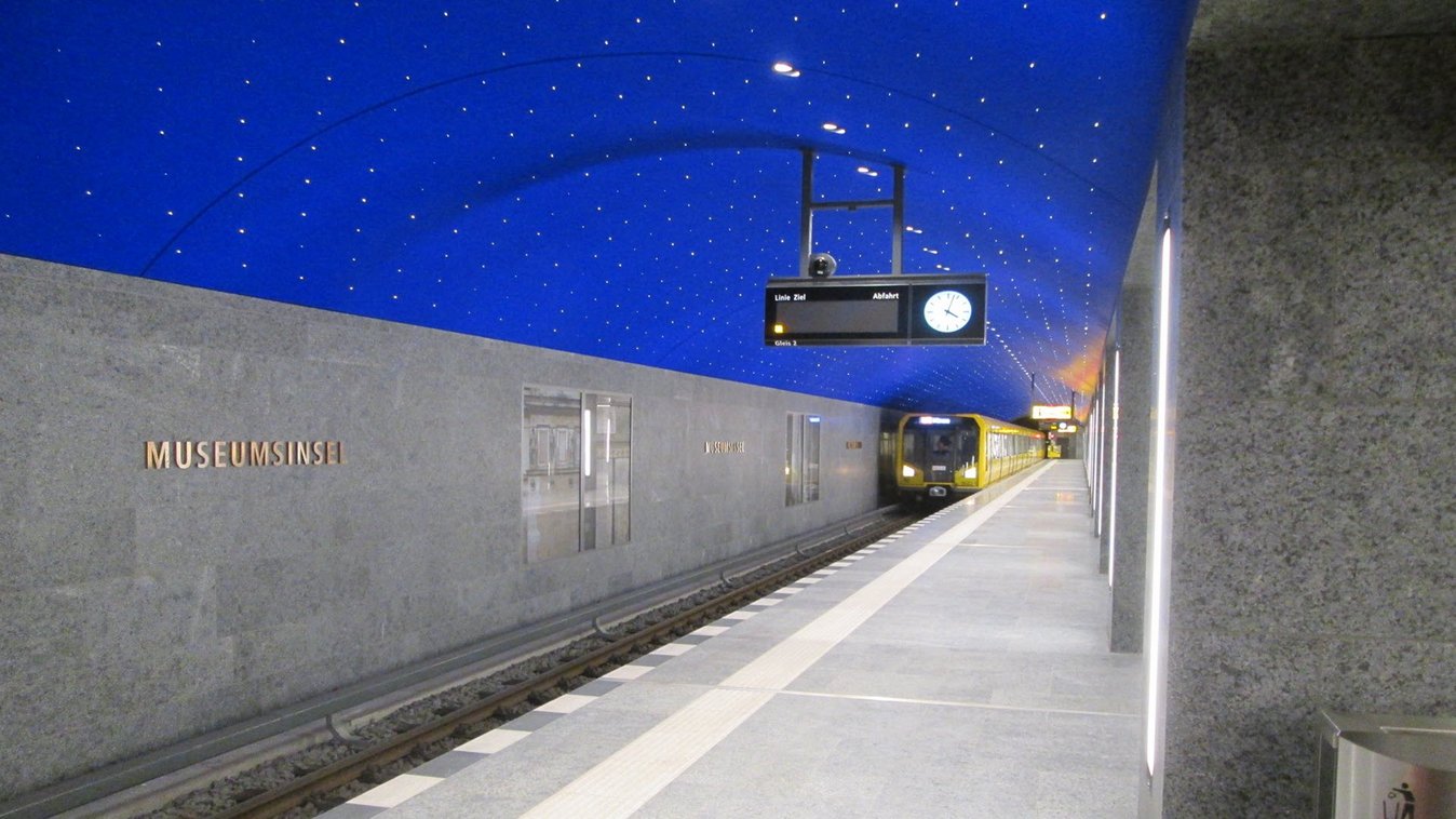 Visualization of the new station Museumsinsel
