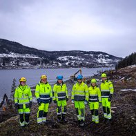 Norges lengste jernbanebru bygges med bærekraftig betong