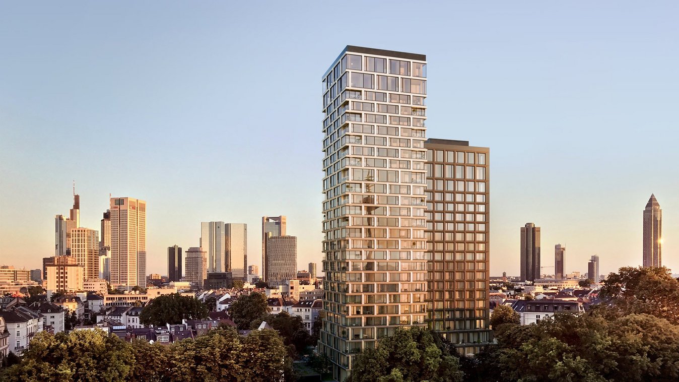 Visualization of 160 Park View, Hochhaus am Park, in Frankfurt/Main, Germany