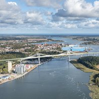 Neue Peenebrücke B111 OU Wolgast