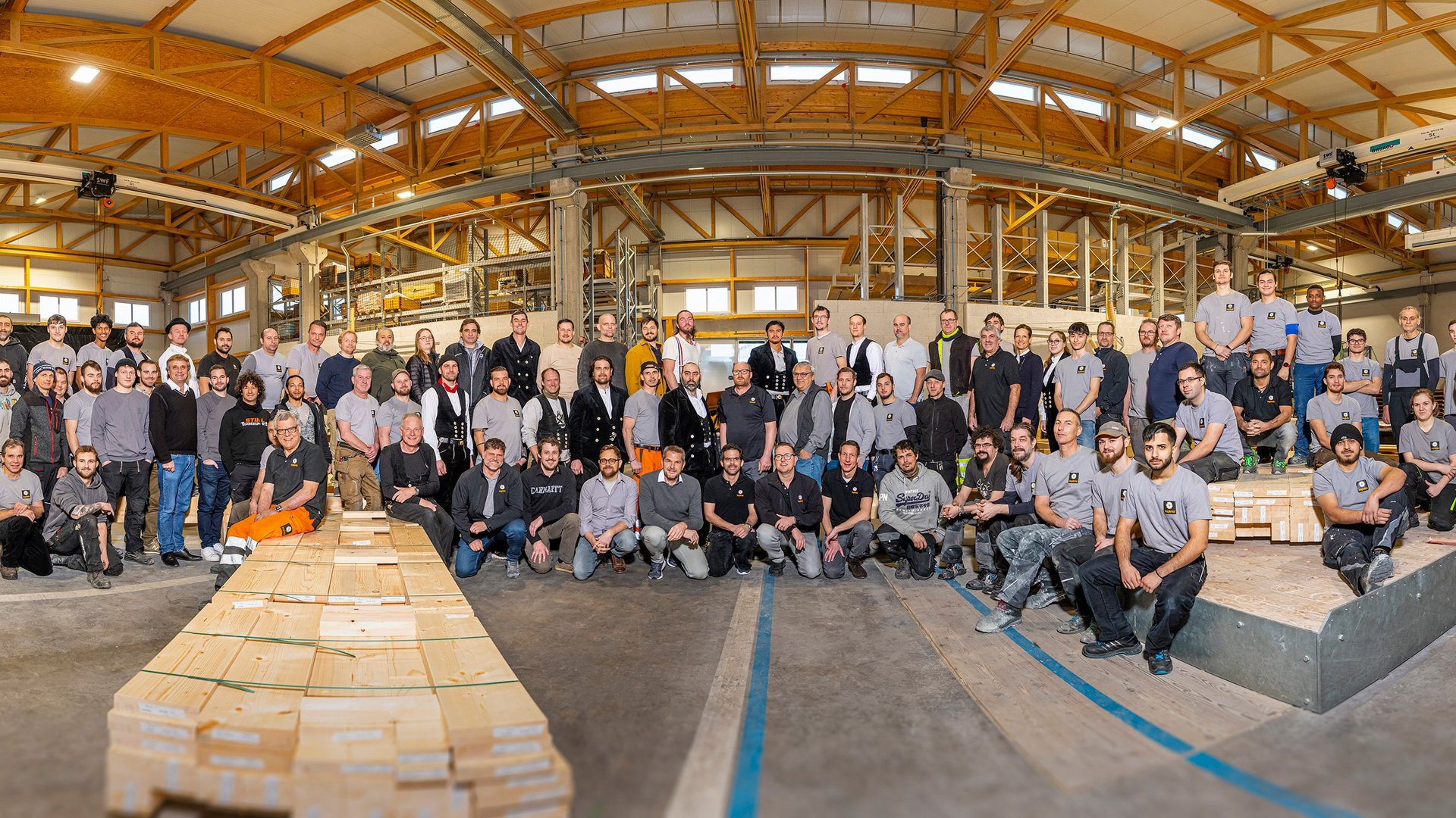 Implenia timber construction team