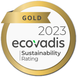 EcoVadis Gold-Plakette 2023