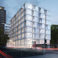 Filmreifer Aufbau einer neuen Fassade für den WDR Filmhaus in Köln