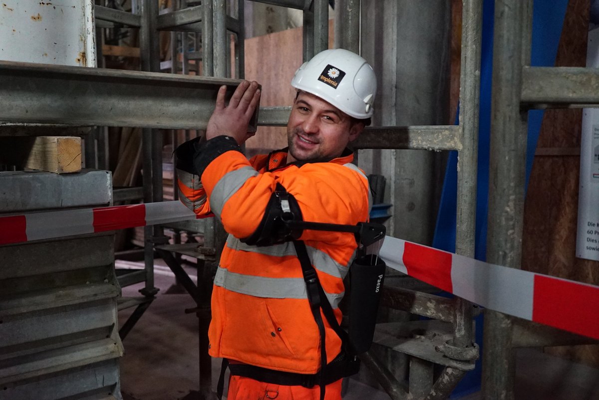 View of Exoskeleton - Better ergonomics on construction sites