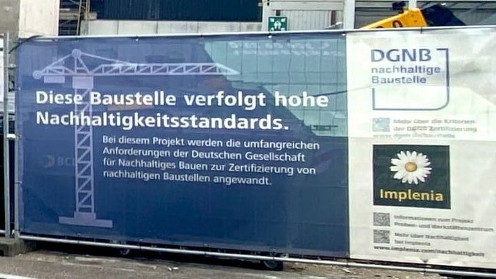 Construction site certification in practice