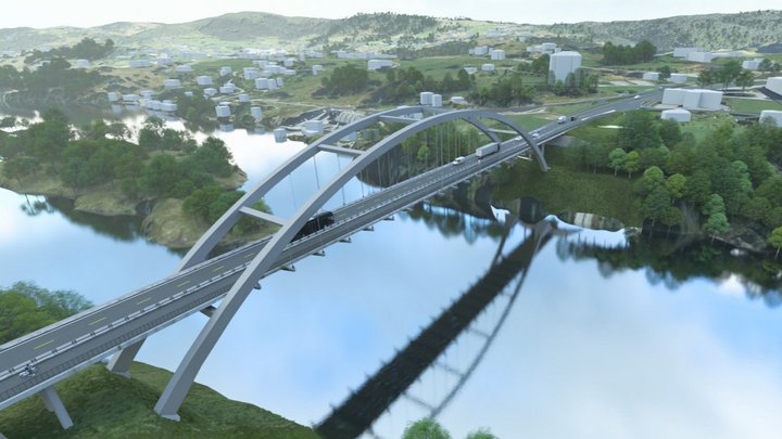 Implenia bygger ny bru i Nordhordland