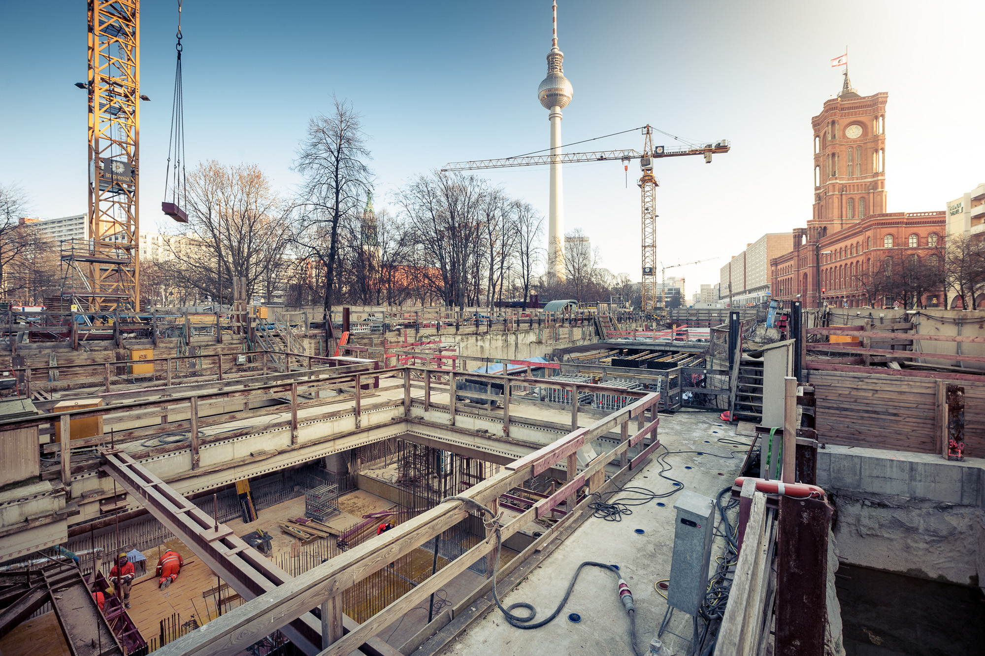 Construction of underground line 5 in Berlin, Lot 1