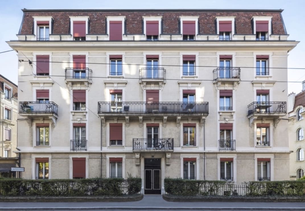 Bâtiment historique situé avenue de France à Lausanne
