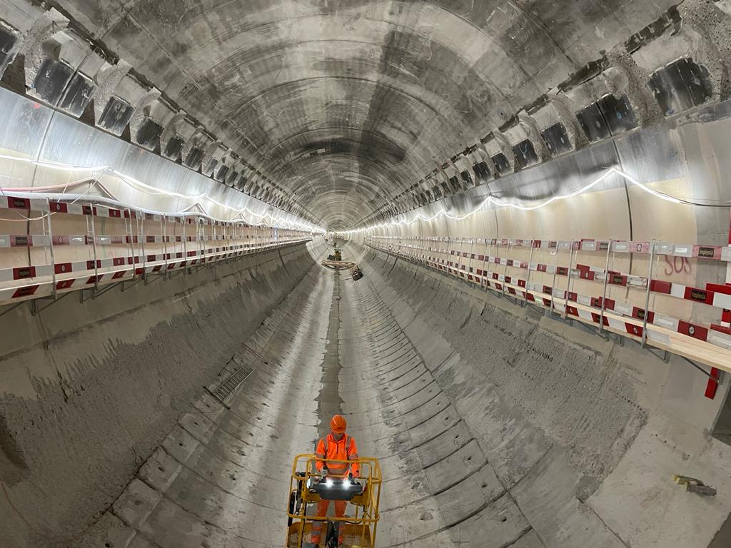 Gubristtunnel 1. und 2. Röhre